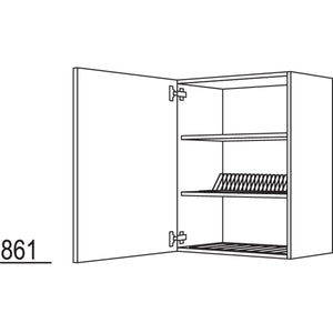 Nobilia Wandschrank mit Abtropfgitter WAG60-3 52036