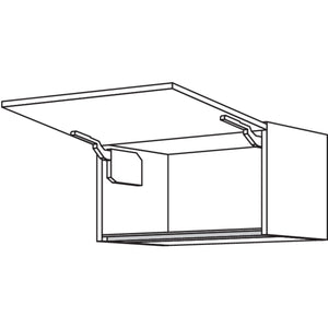 Nobilia Wandschrank mit Klappe NWK100-36 63810