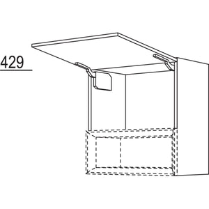 Nobilia Wandschrank mit Klappe fuer Regaleinsatz Case WKC30-1 32832