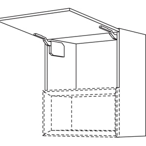 Nobilia Wandschrank mit Klappe fuer Regaleinsatz Case WKC30-2 42057