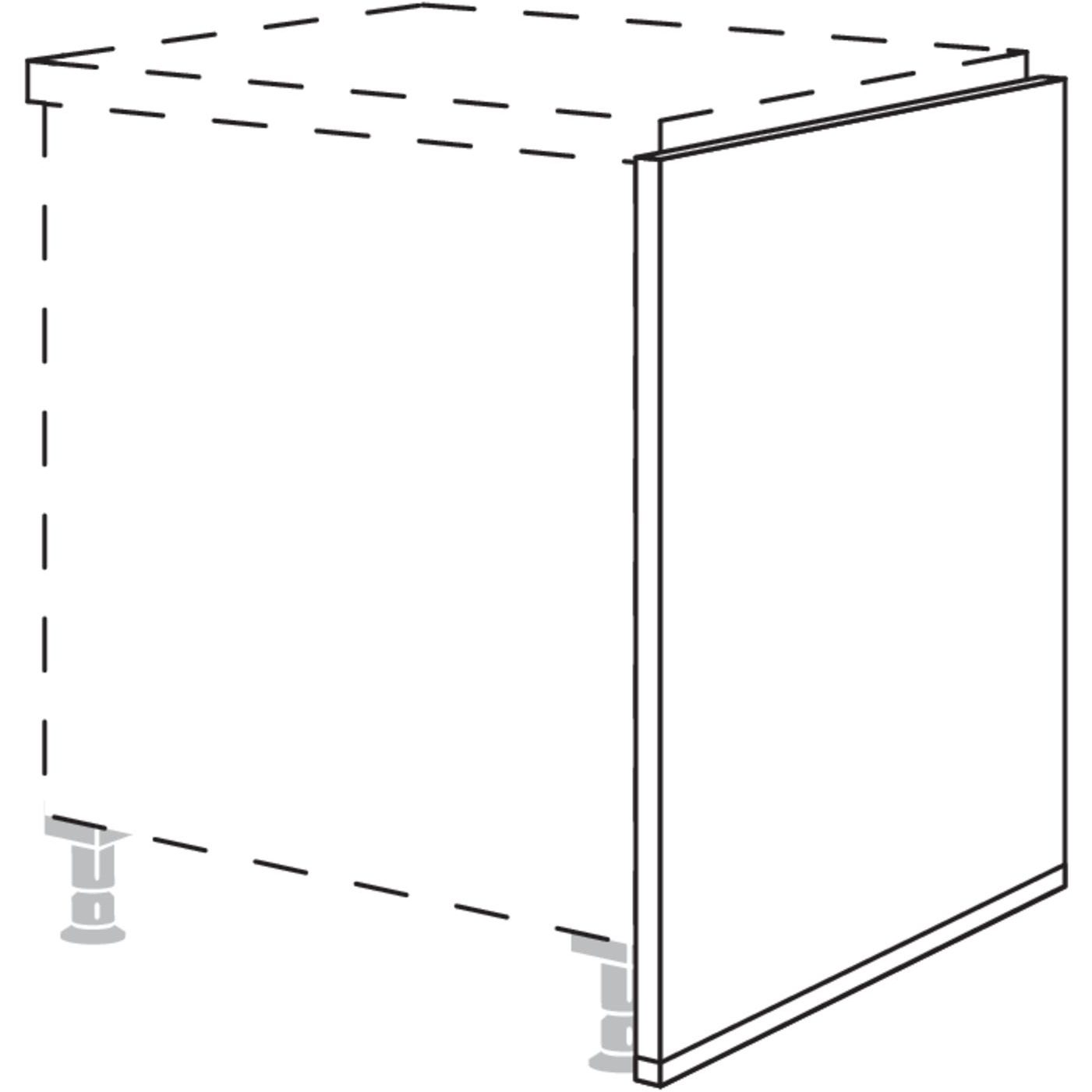 nobilia side panel for space planning UWR50