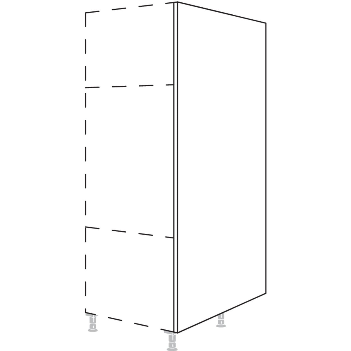 Nobilia Wange fuer Raumplanung in Korpushoehe HWKR50-1 50305