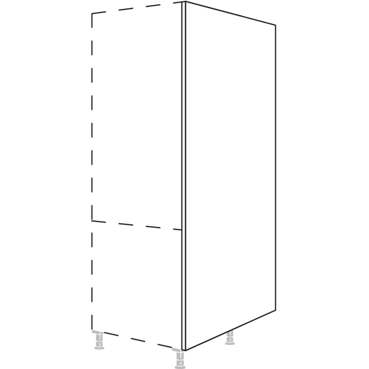 Nobilia Wange für Raumplanung in Korpushöhe HWKVL16-2 16668