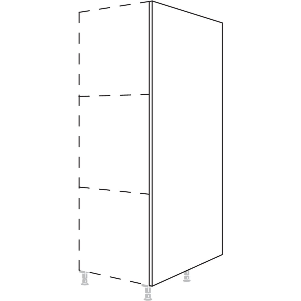 Nobilia Wange für Raumplanung in Korpushöhe HWKR16-3 16824