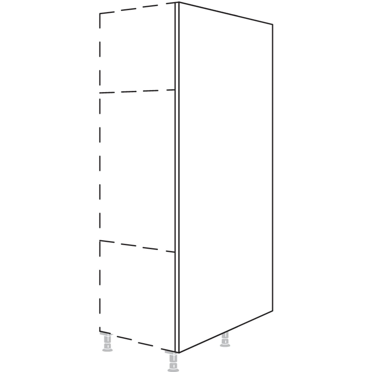 nobilia Wange fuer Raumplanung in Korpushoehe HWKR16-1 16305
