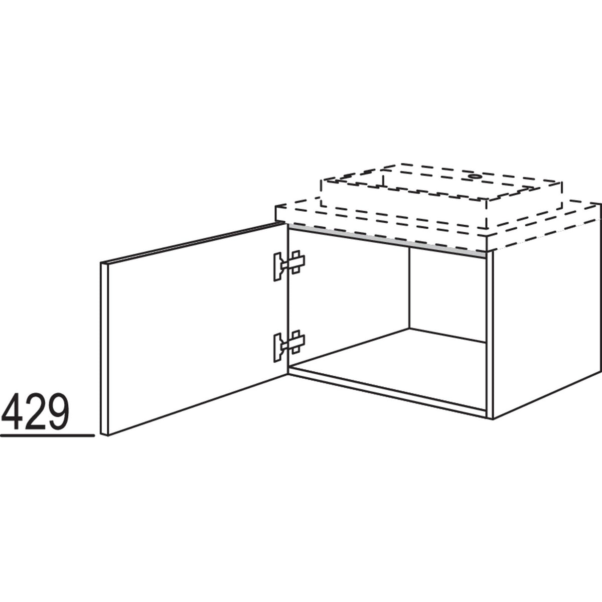 nobilia Waschtischschrank BW50-43 2415
