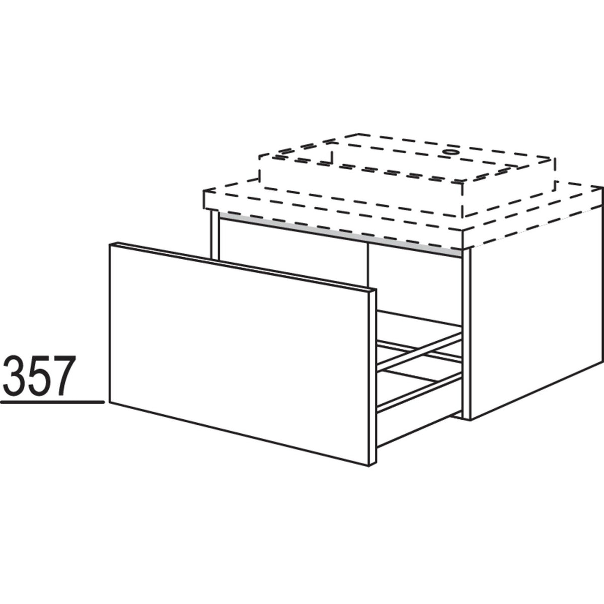 nobilia Waschtischschrank BWA50-36 2744