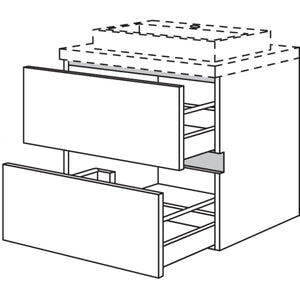 nobilia Waschtischschrank NBW2A80-60 67636