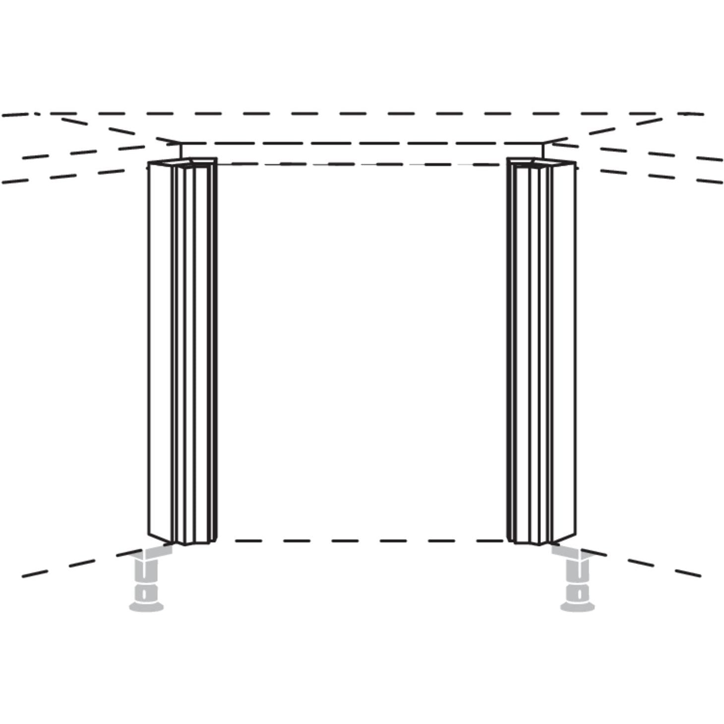 nobilia pieza de esquina, 135°, variable UPE135-2-V 102,4 cm