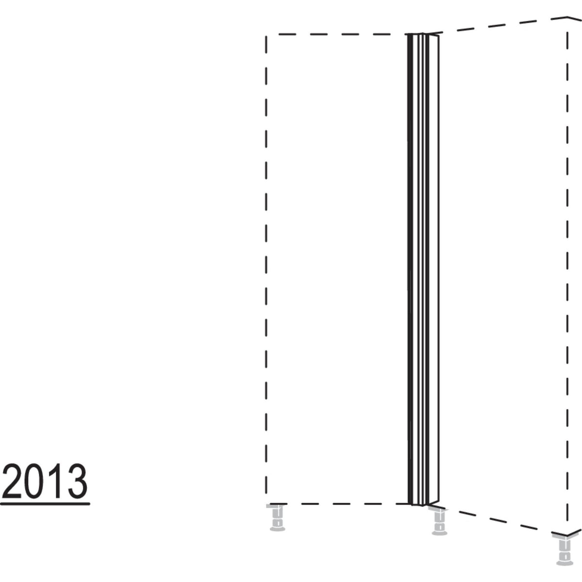 Nobilia Winkelpassstueck 135-- variabel HPE135-V-1 25483