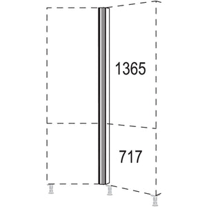 Nobilia Winkelpassstueck 135-- variabel HPE135-V-2 37483