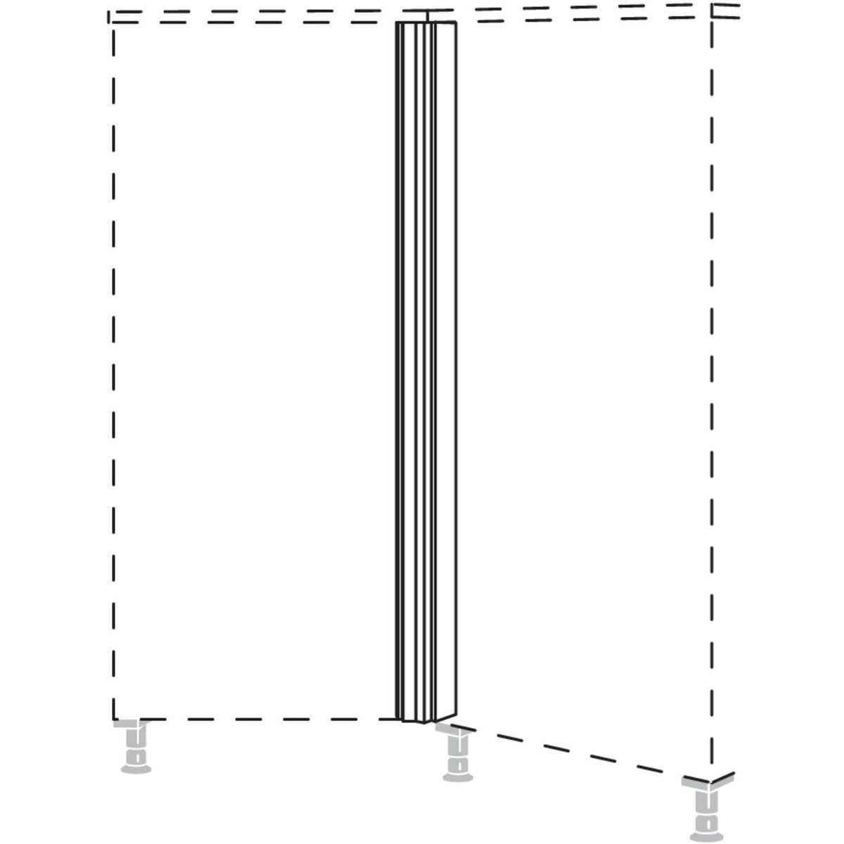 Nobilia Winkelpassstueck 135-- variabel HPE135-V 24753