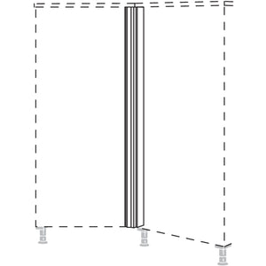 Nobilia Winkelpassstueck 135-- variabel HPE135-V 24753