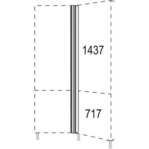 Nobilia Winkelpassstueck 135-- variabel HPE135-V-3 45483