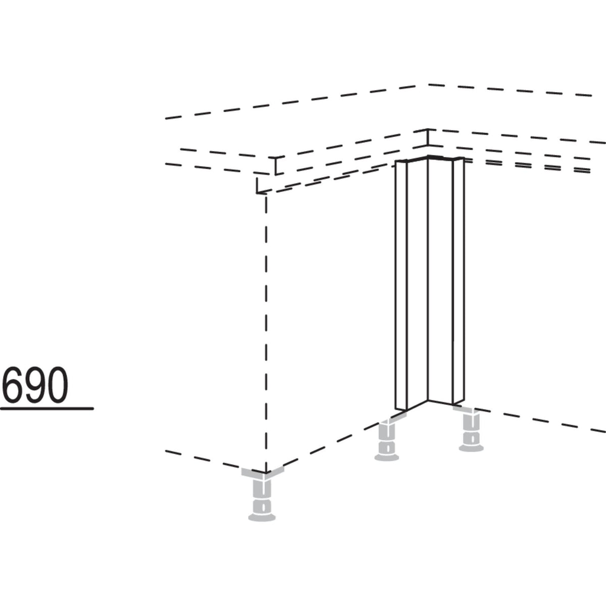 Nobilia Winkelpassstück NUPE 51143