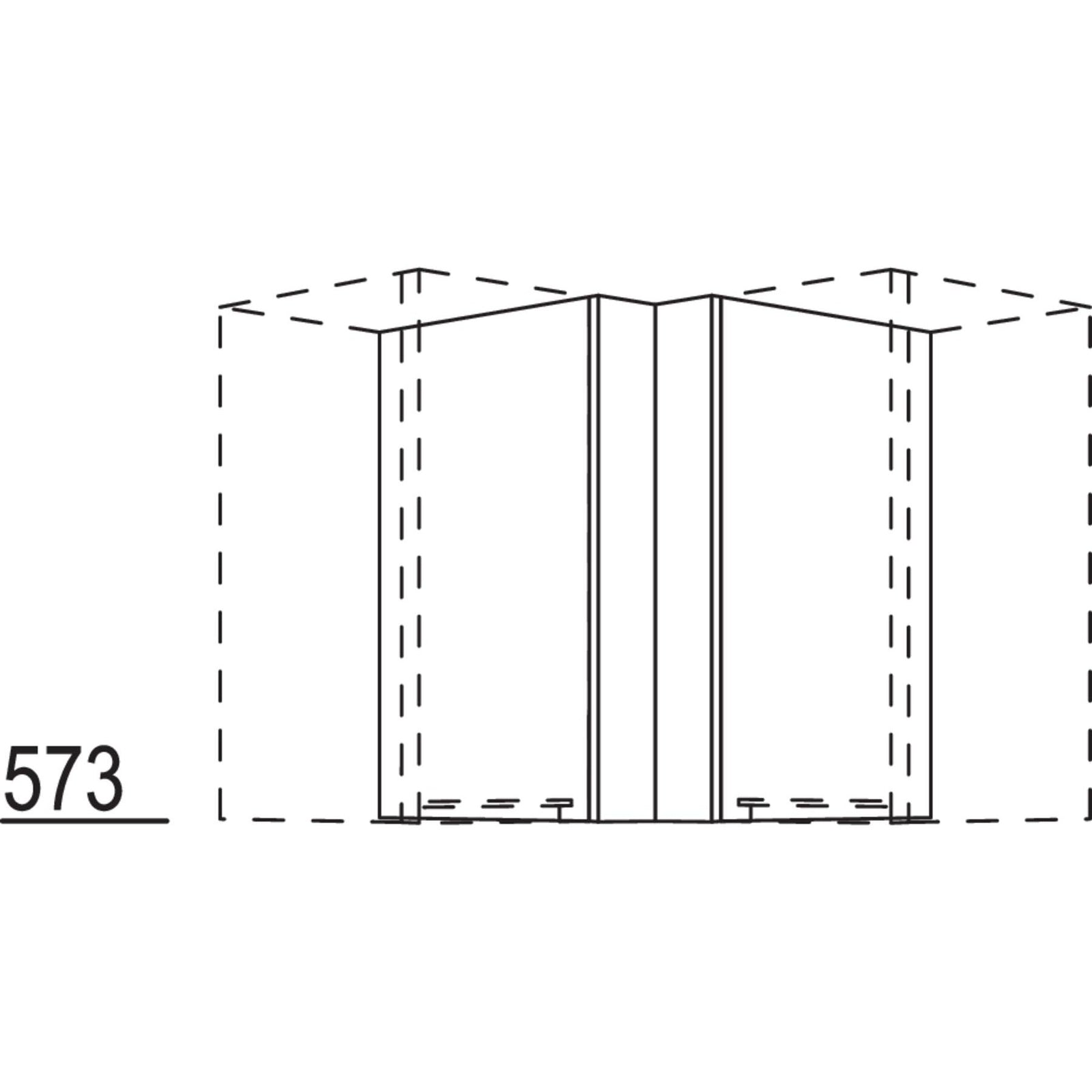 Nobilia Winkelpassstueck NWPE45-58 65477