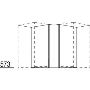 Nobilia Winkelpassstueck NWPE45-58 65477
