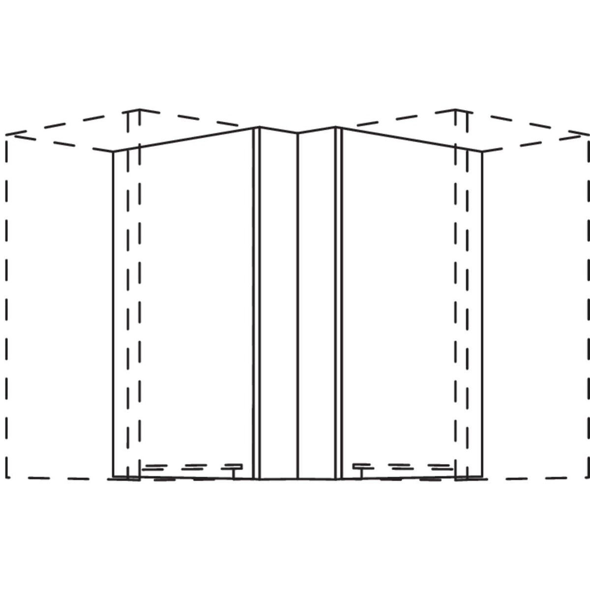 Nobilia Winkelpassstueck NWPE45-58 65477