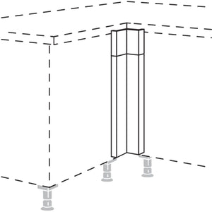 Nobilia Winkelpassstueck in Tuerausfuehrung- variabel UPE-VT 30144