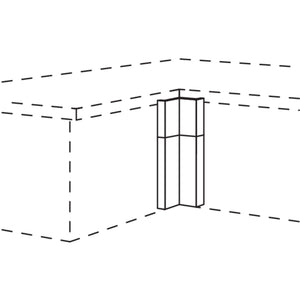 Nobilia Winkelpassstueck in geteilter Optik- variabel UPE-VSA-43 45177