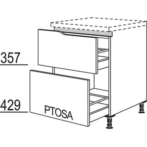 nobilia XL-Abschluss-Auszugschrank Curve LU2AAC60-X 55642