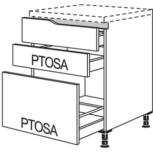 nobilia XL-Abschluss-Auszugschrank Curve LU2SAAC60-X 55646