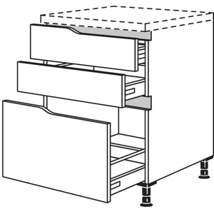 Nobilia XL-Abschluss-Auszugschrank Curve NU2SAAC60-X 55504