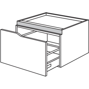 Nobilia XL-Abschluss-Auszugschrank Curve NUAAC60-43 54662