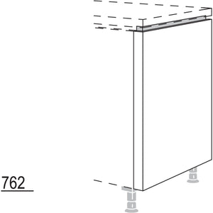 Nobilia XL-Abschluss-Frontwange NUWF50-60-X 57951