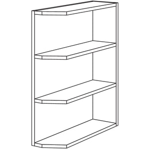 Nobilia XL-Abschlussregal- diagonal URA18-X 33007