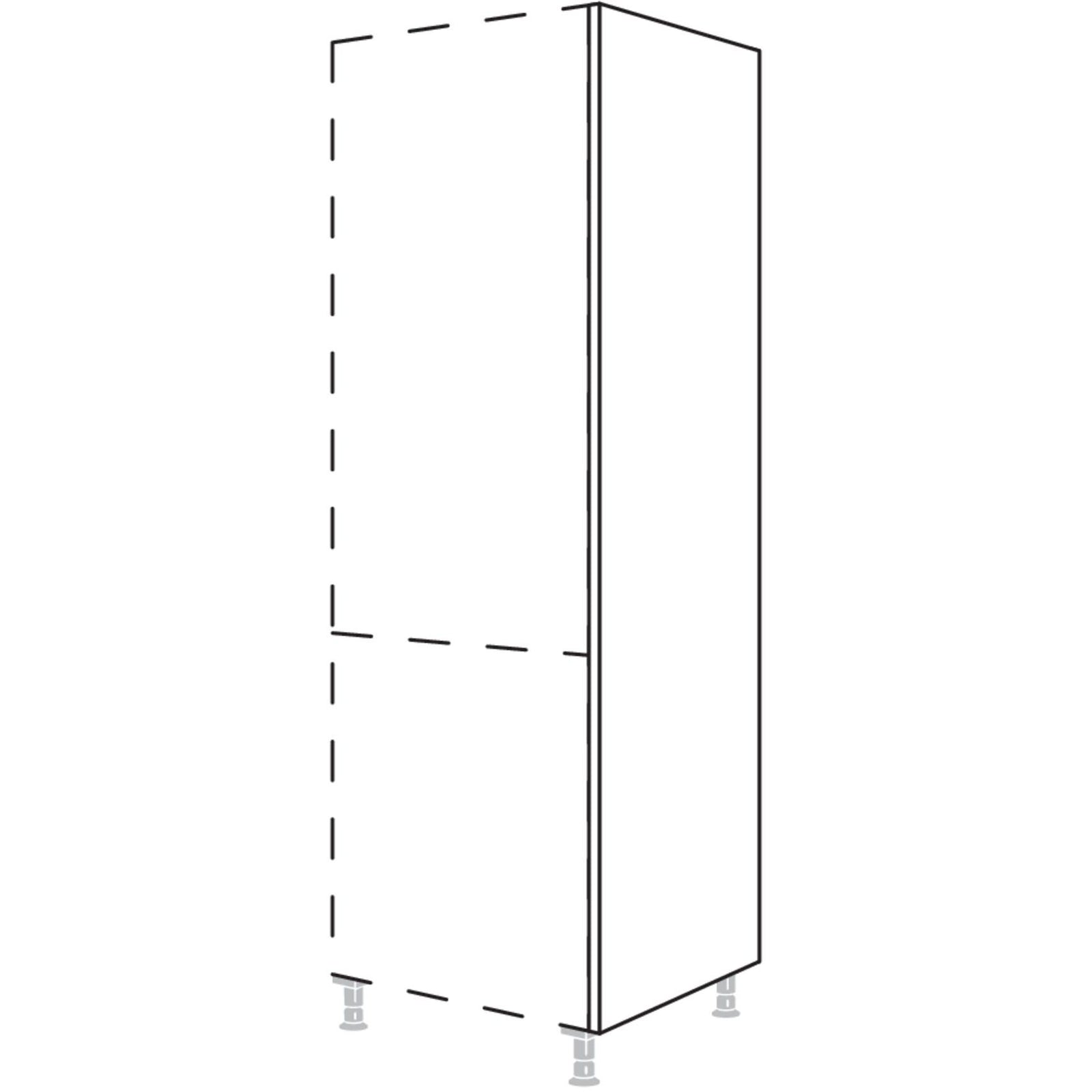 Nobilia XL-Abschlusswange in Korpushöhe HWK10-2X 10671
