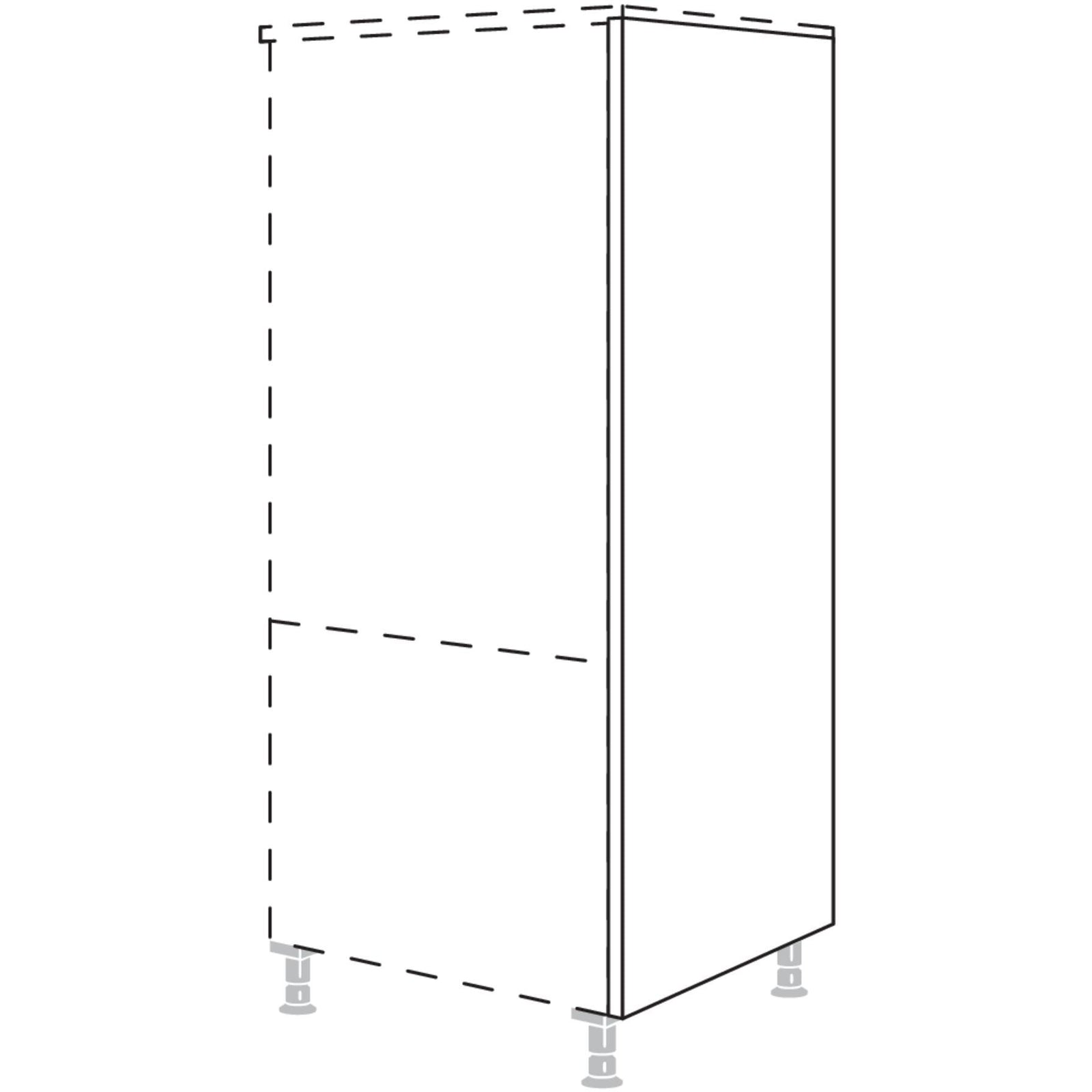 nobilia XL panel final a la altura del cuerpo HWK25-X
