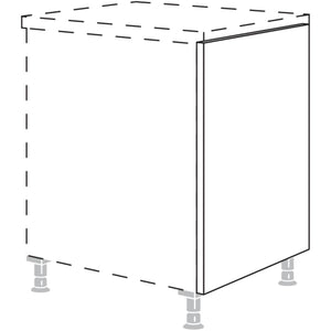 Nobilia XL-Abschlusswange in Korpushöhe UWK10-X 10703