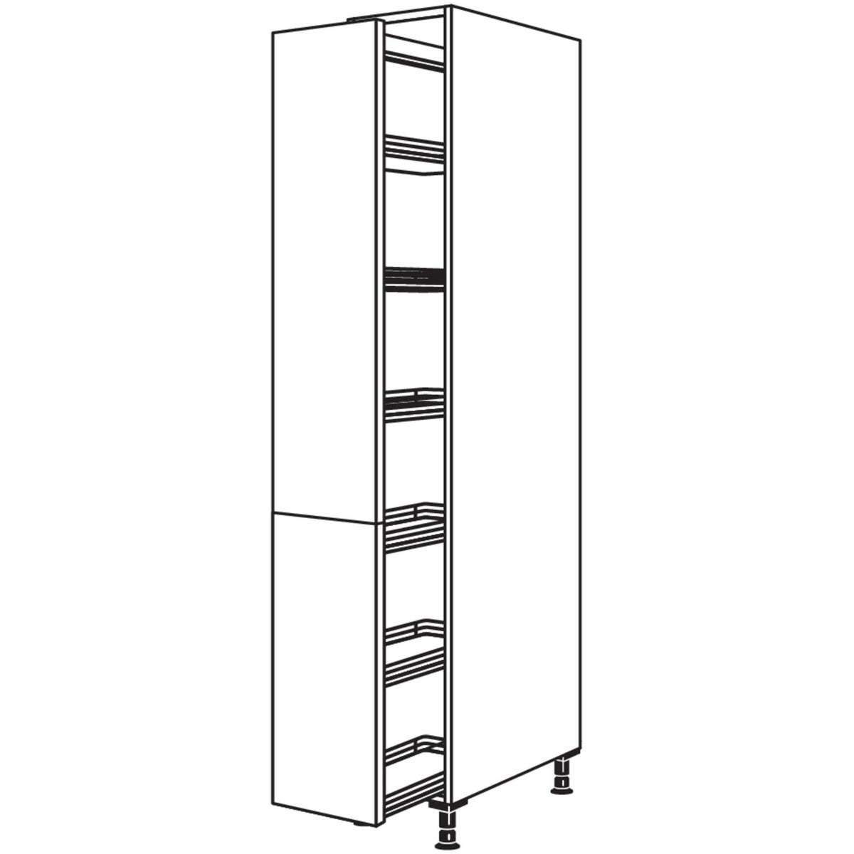 Nobilia XL-Apothekerschrank HDA30-1X 31273