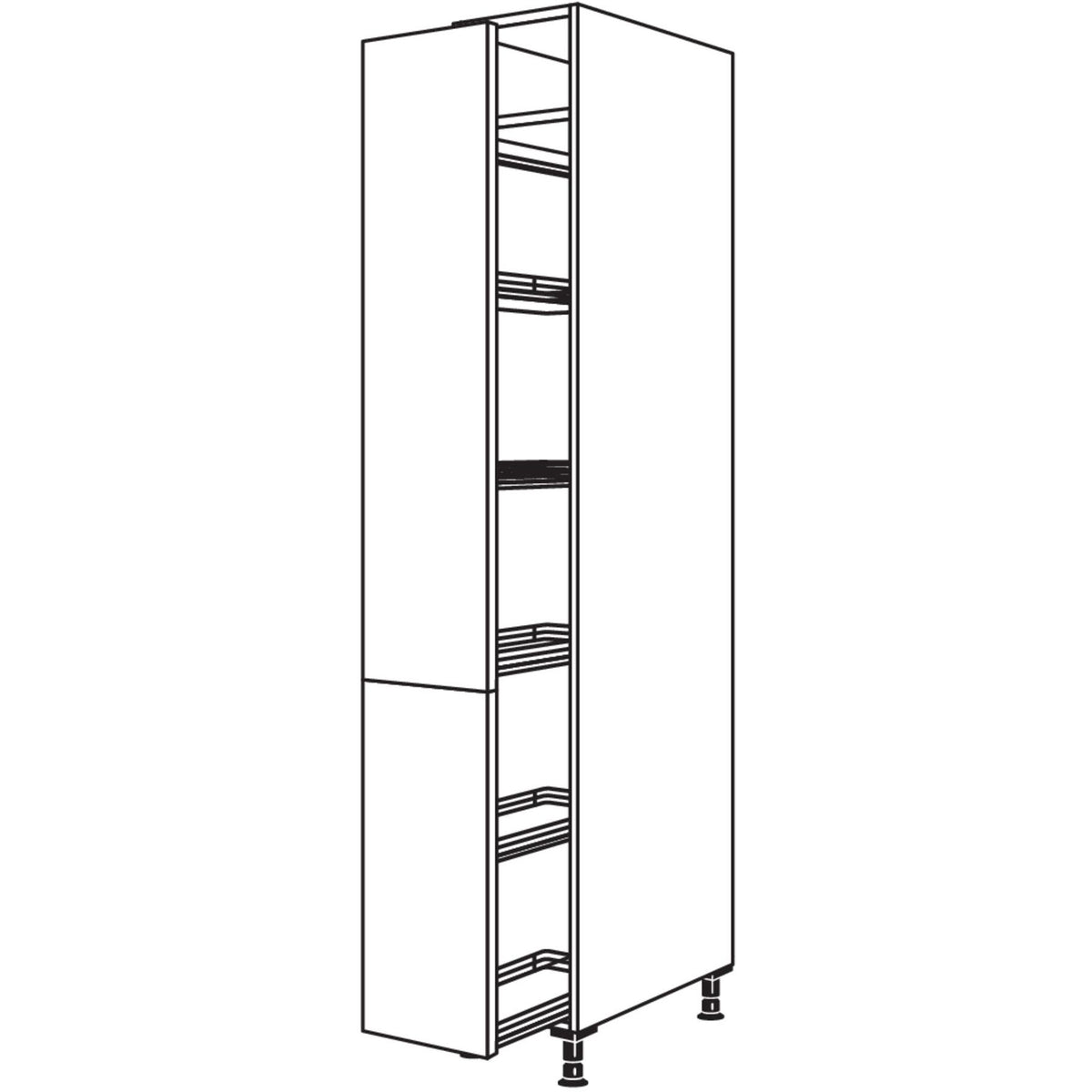 Nobilia XL-Apothekerschrank HDA40-3X 51274