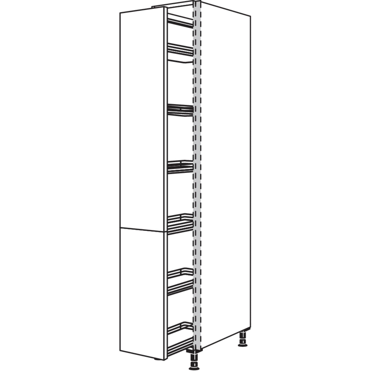 Nobilia XL-Apothekerschrank NHSA40-2X 45924