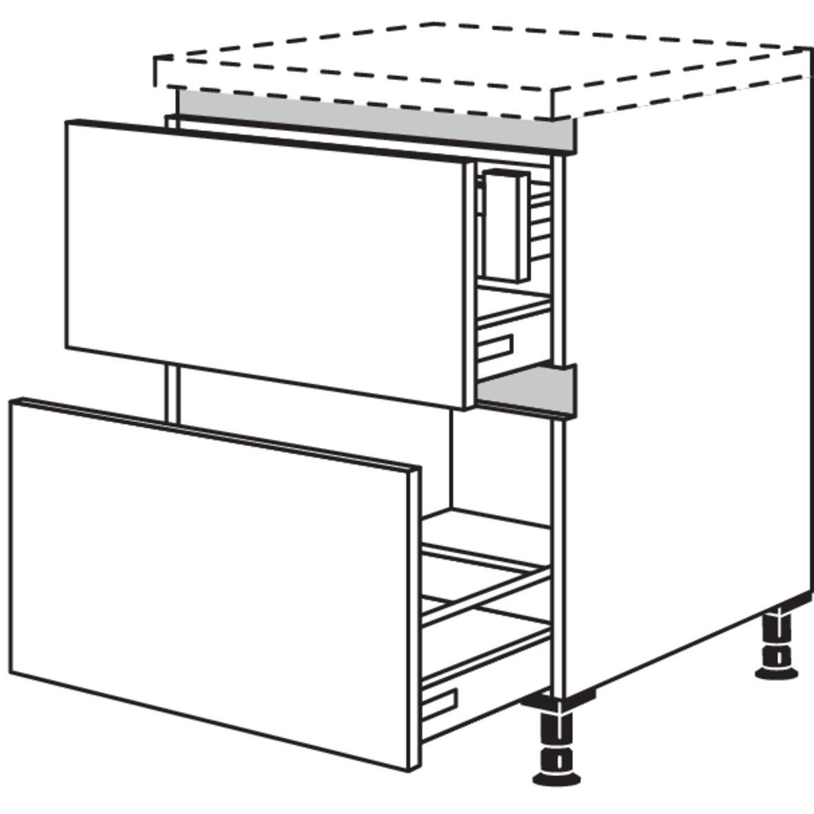 Nobilia XL-Auszugschrank NUI2A120-X 56563