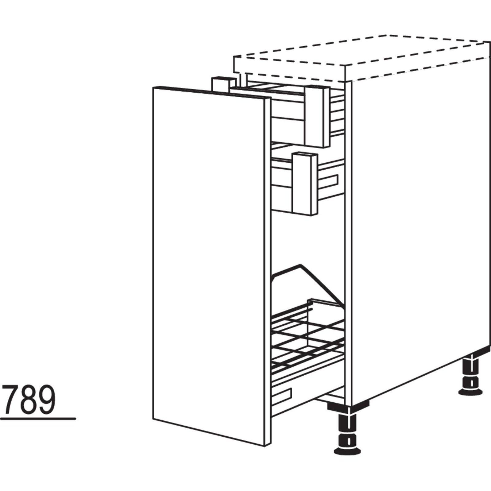 Nobilia XL-Auszugschrank U2IAF30-X 37029