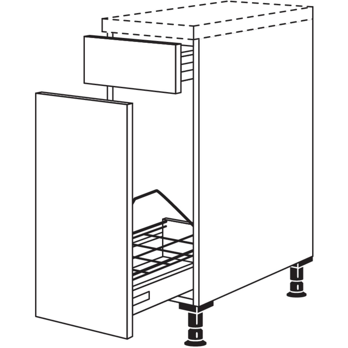Nobilia XL-Auszugschrank UAF30-X 37040