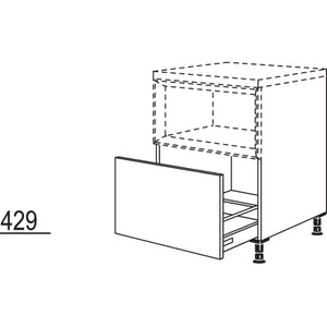 Nobilia XL-Auszugschrank fuer Regaleinsatz Case UAC100-X 37110