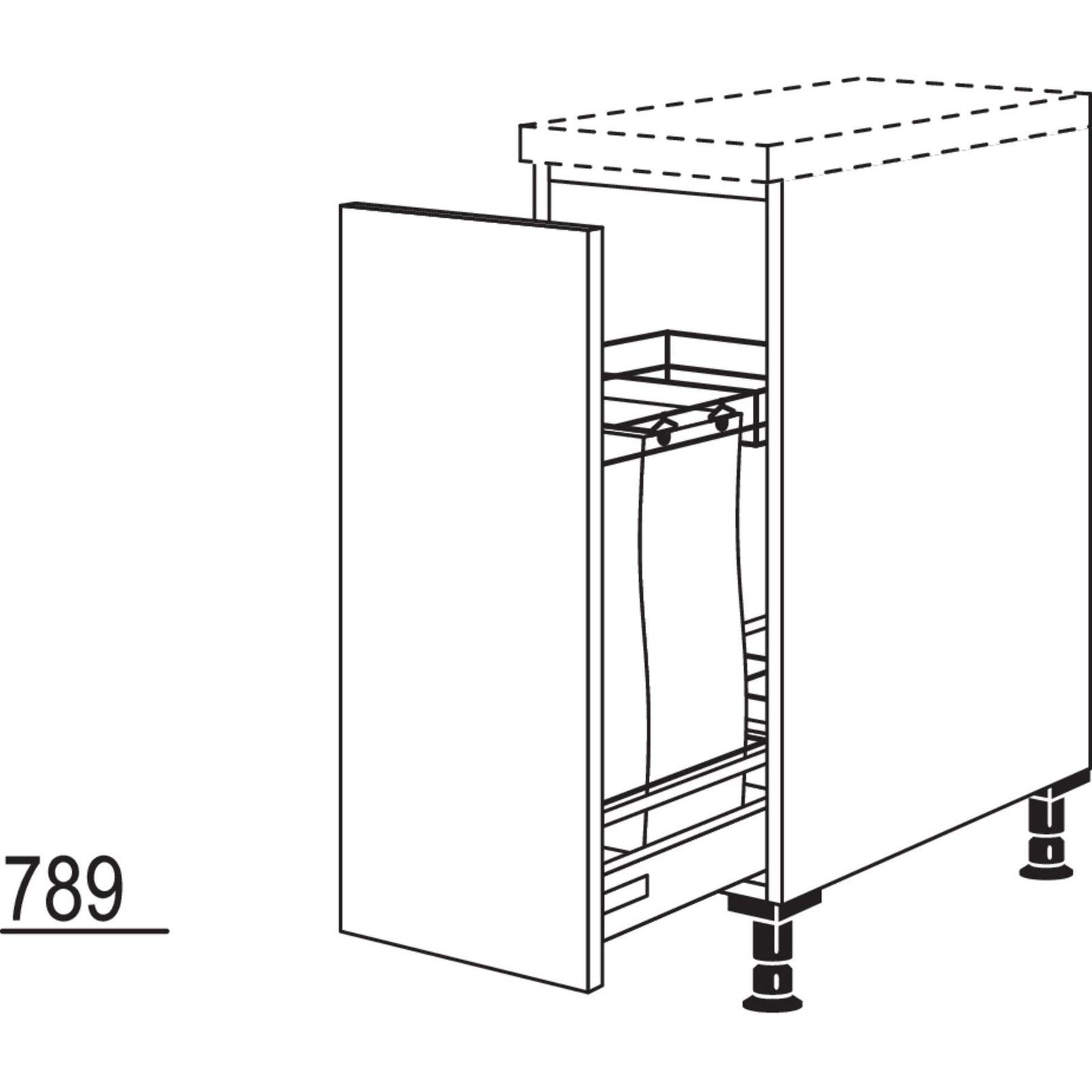 Nobilia XL-Baguetteschrank UABTD30-X 37008