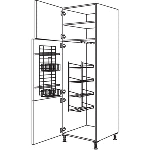 Nobilia XL-Besen-- Geraeteschrank HB50-2X 40229