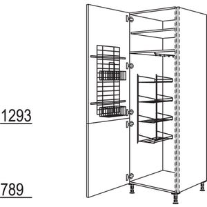 Nobilia XL-Besen-- Geraeteschrank NHSB50-1X 36911