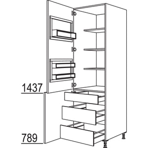 nobilia XL-Breakfastschrank BKFSTI2A60-3X 53293