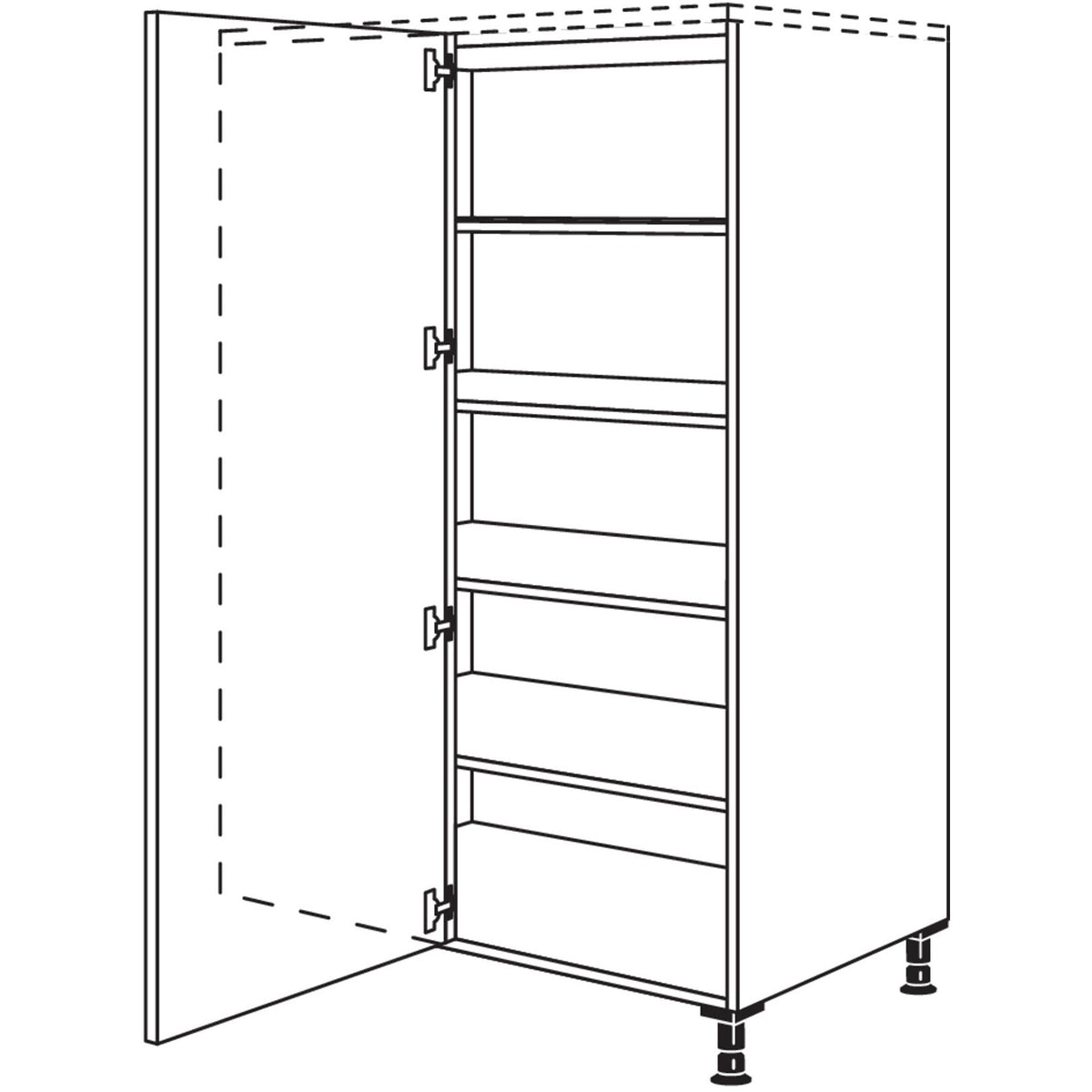 nobilia XL-Eck-Highboard HEF100-60-X 21537