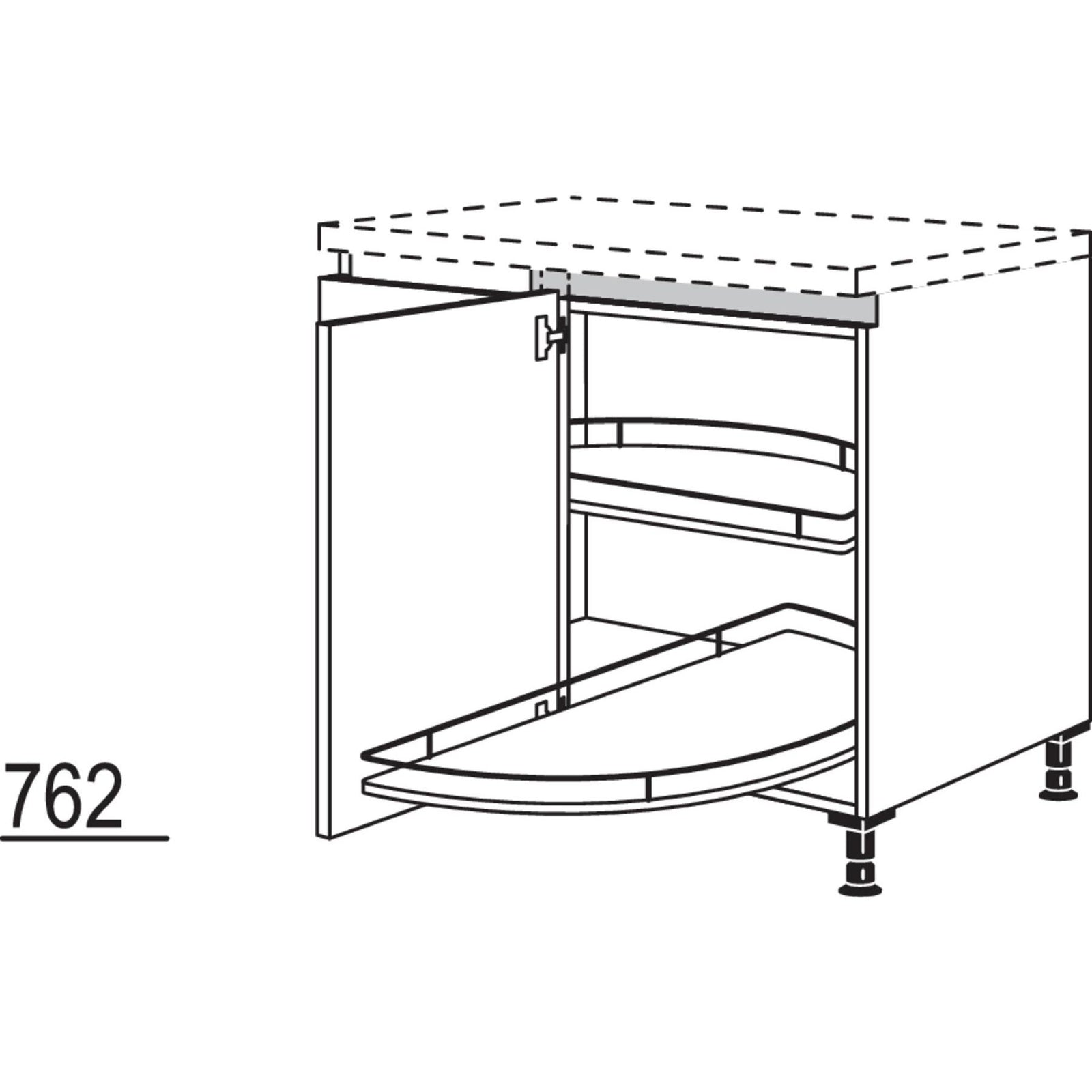 Nobilia XL-Eckschrank NUEBD100-50-X 55094