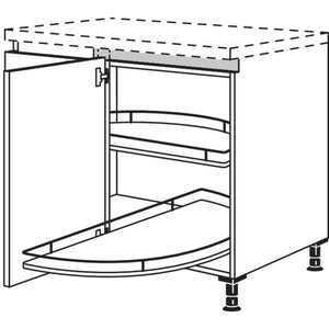 Nobilia XL-Eckschrank NUEBD100-60-X 55088