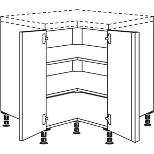 Nobilia XL-Eckschrank UDTE90-X 37293