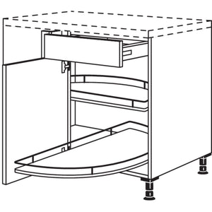 Nobilia XL-Eckschrank UEBD100-60-X 37100