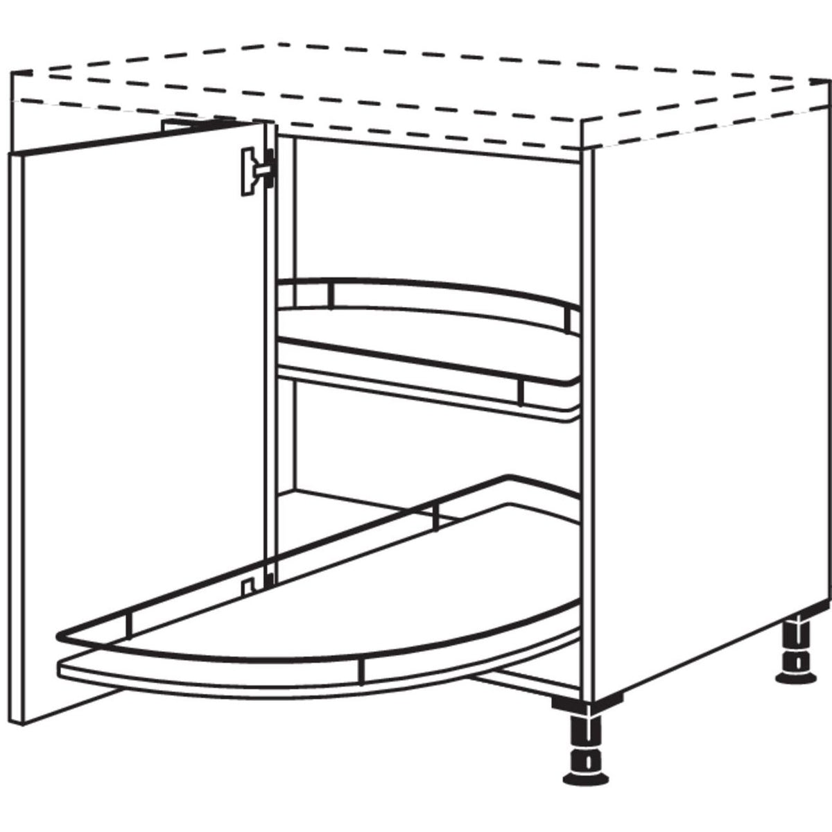 Nobilia XL-Eckschrank UEDBD100-50-X 37094